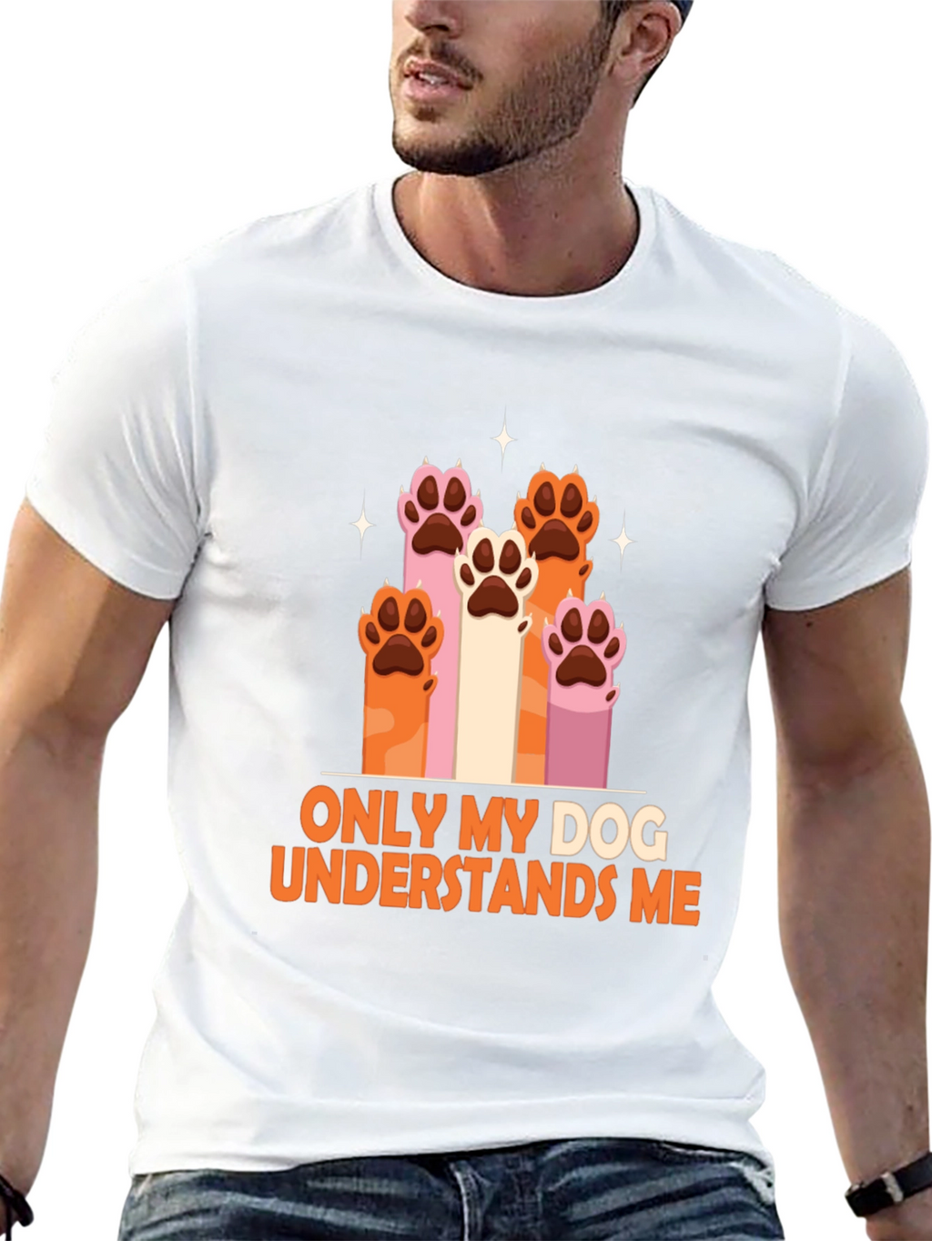 Dog Lover T-Shirt - Only My Dog Understands Me