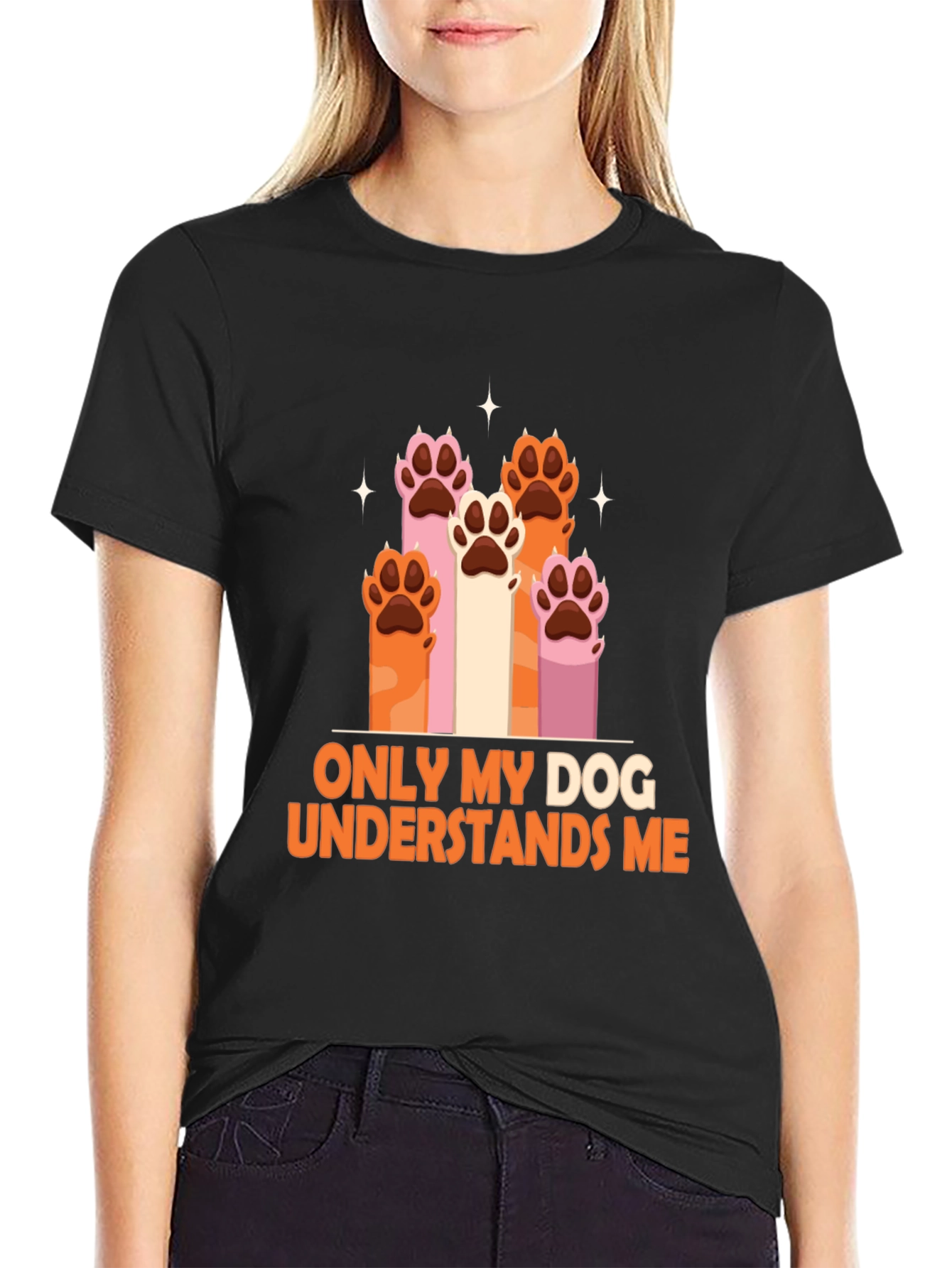 Dog Lover T-Shirt - Only My Dog Understands Me