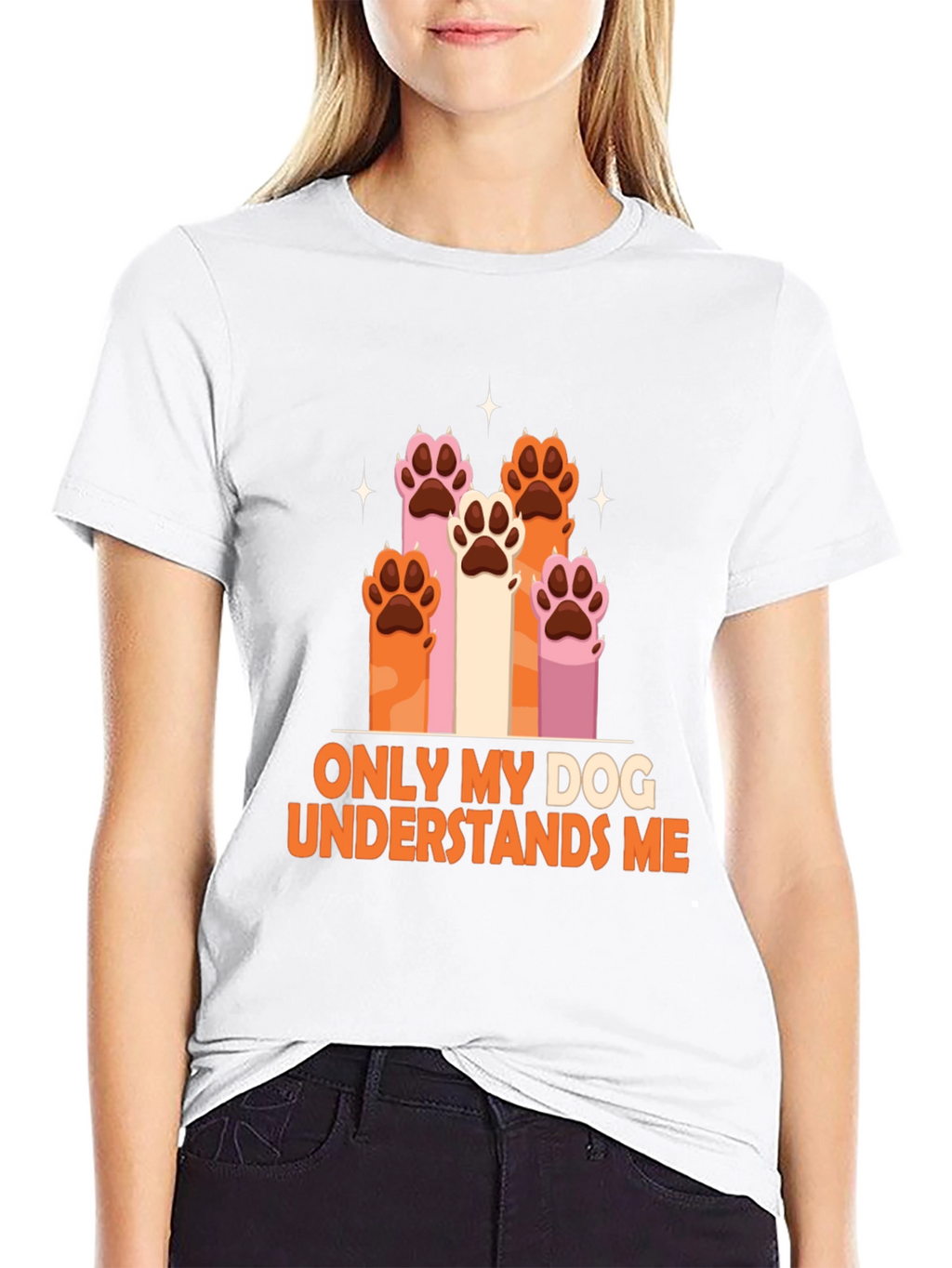 Dog Lover T-Shirt - Only My Dog Understands Me