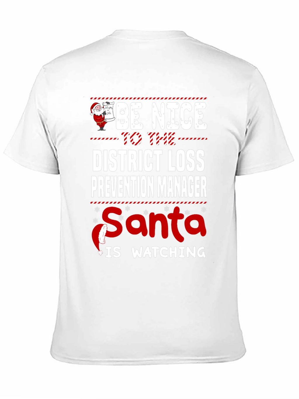 Funny Christmas District Loss Prevention Manager T-Shirt