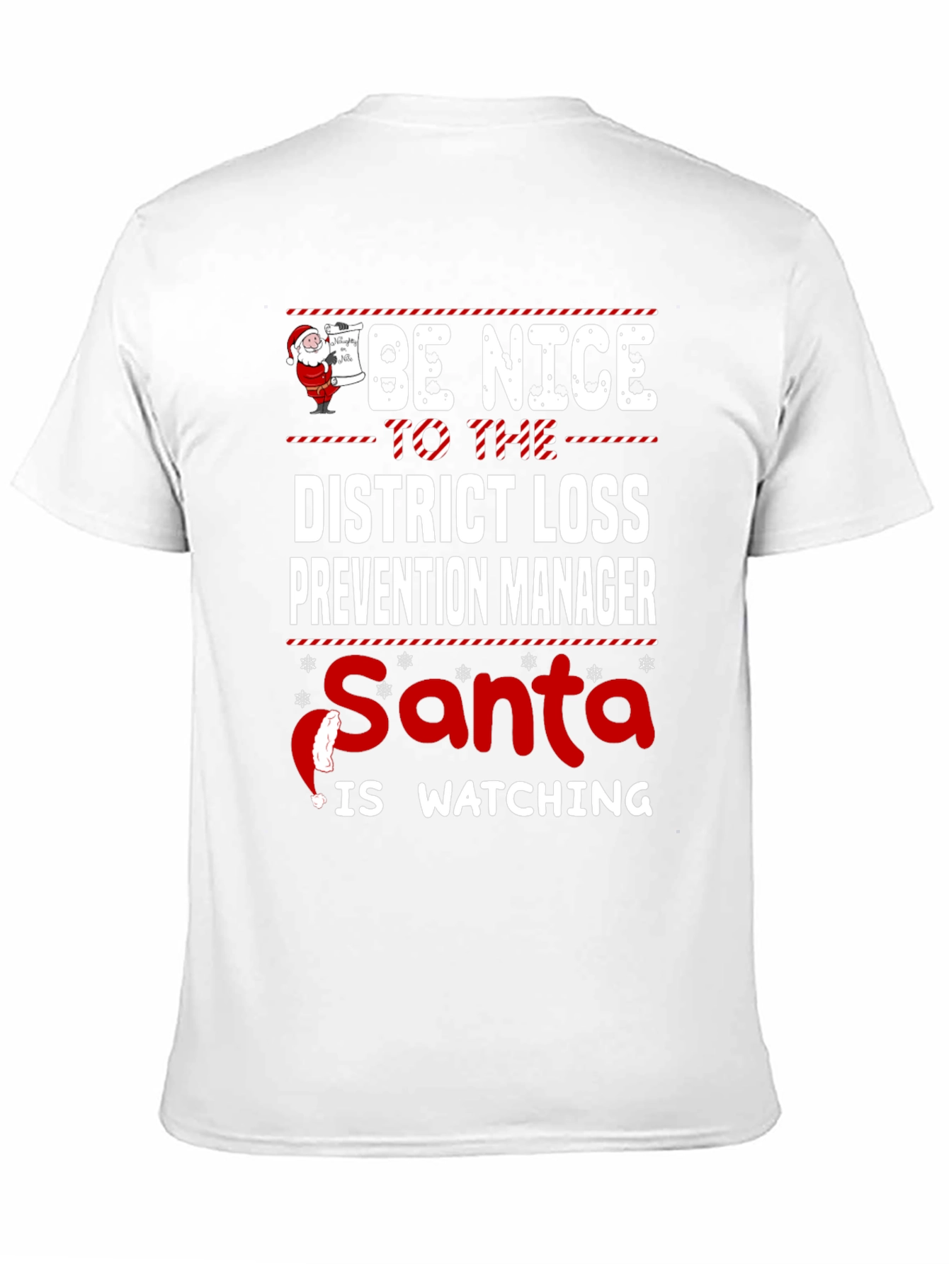 Funny Christmas District Loss Prevention Manager T-Shirt