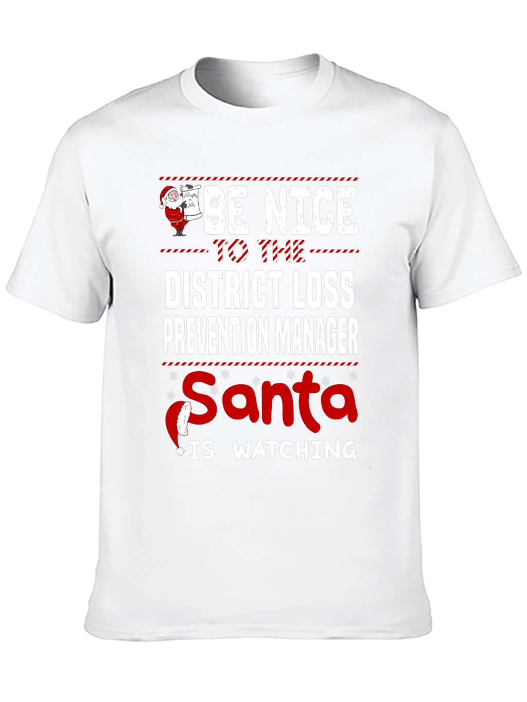 Funny Christmas District Loss Prevention Manager T-Shirt