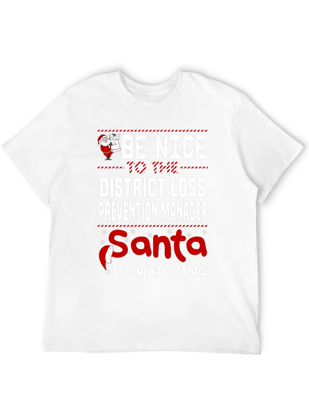 Funny Christmas District Loss Prevention Manager T-Shirt