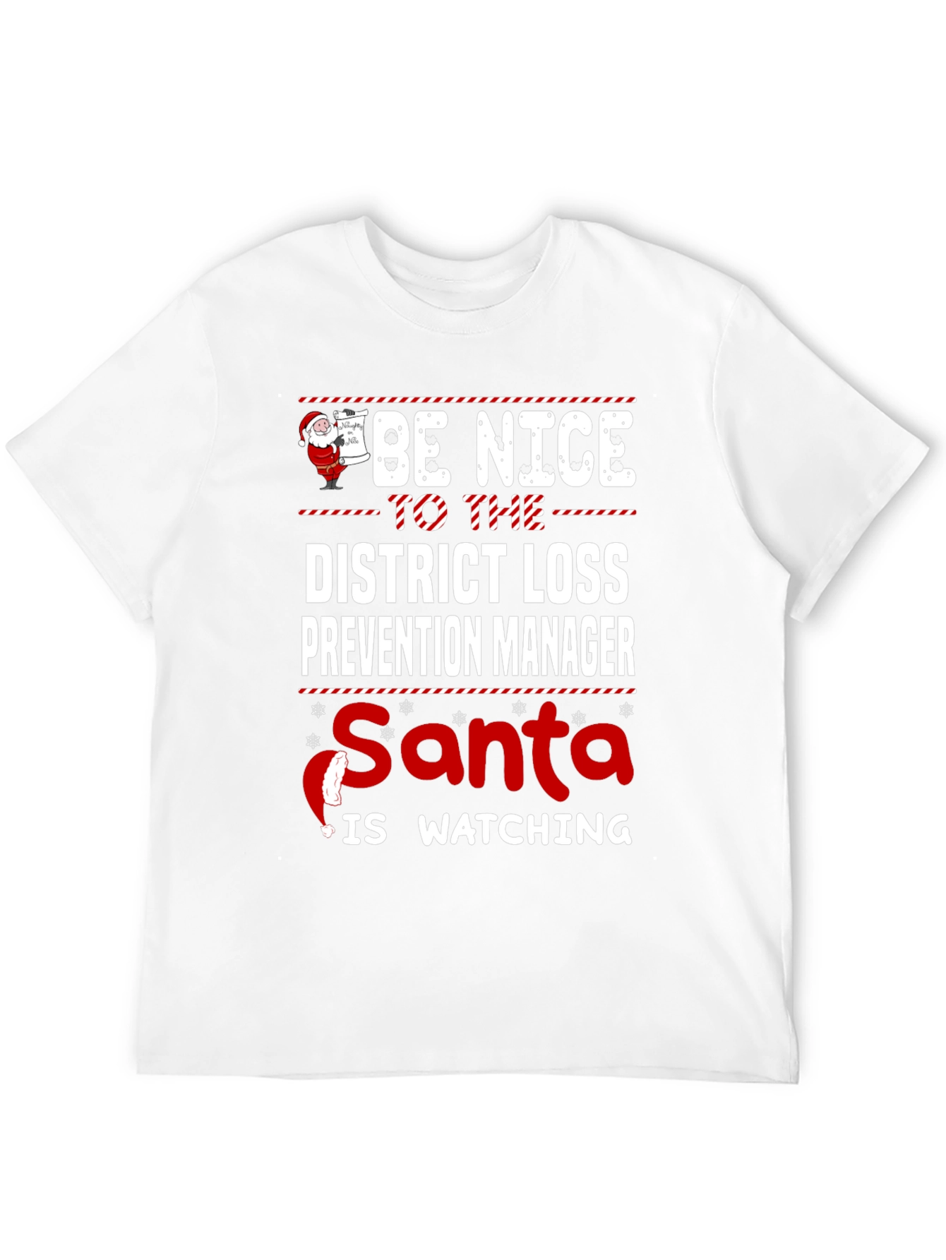 Funny Christmas District Loss Prevention Manager T-Shirt