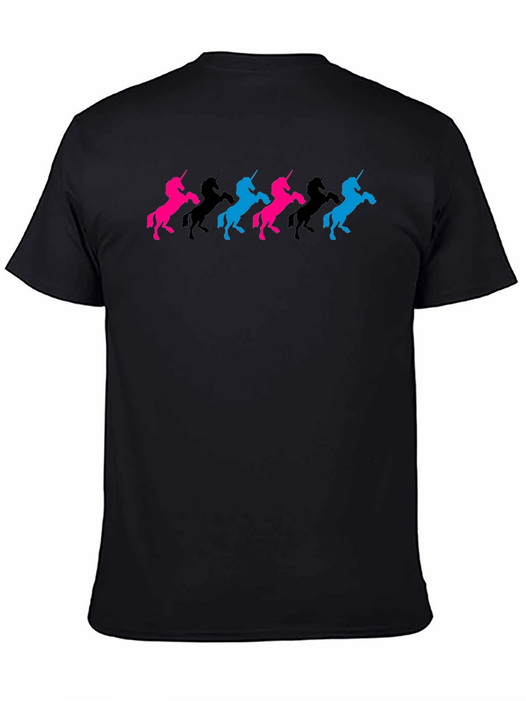 Unicorn Silhouette T-Shirt - Black