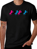 Unicorn Silhouette T-Shirt - Black