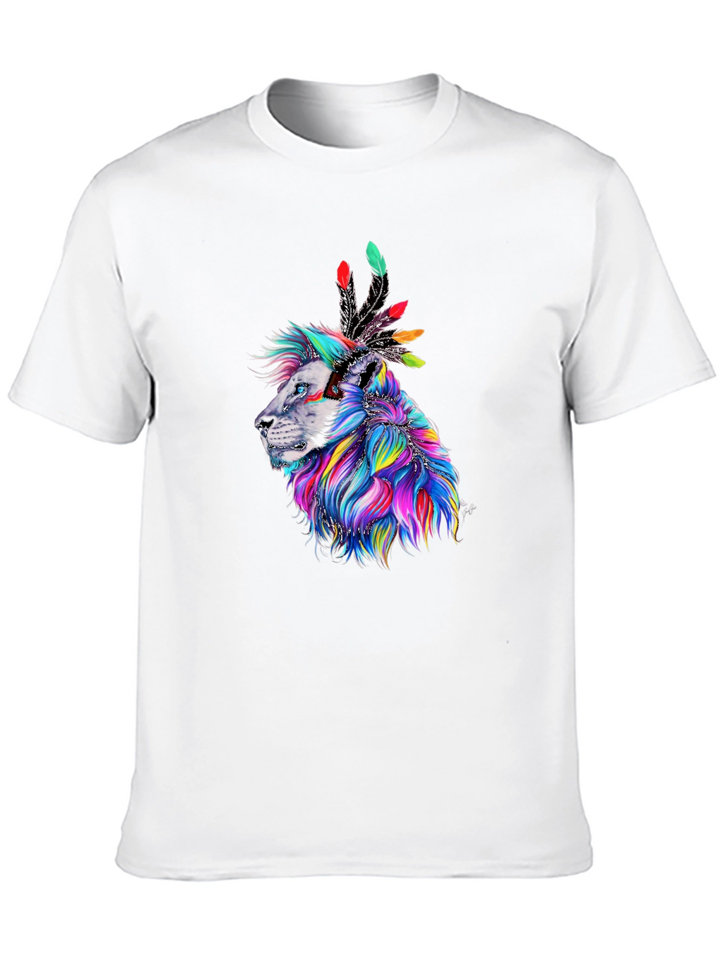 Lion Headdress Graphic T-Shirt