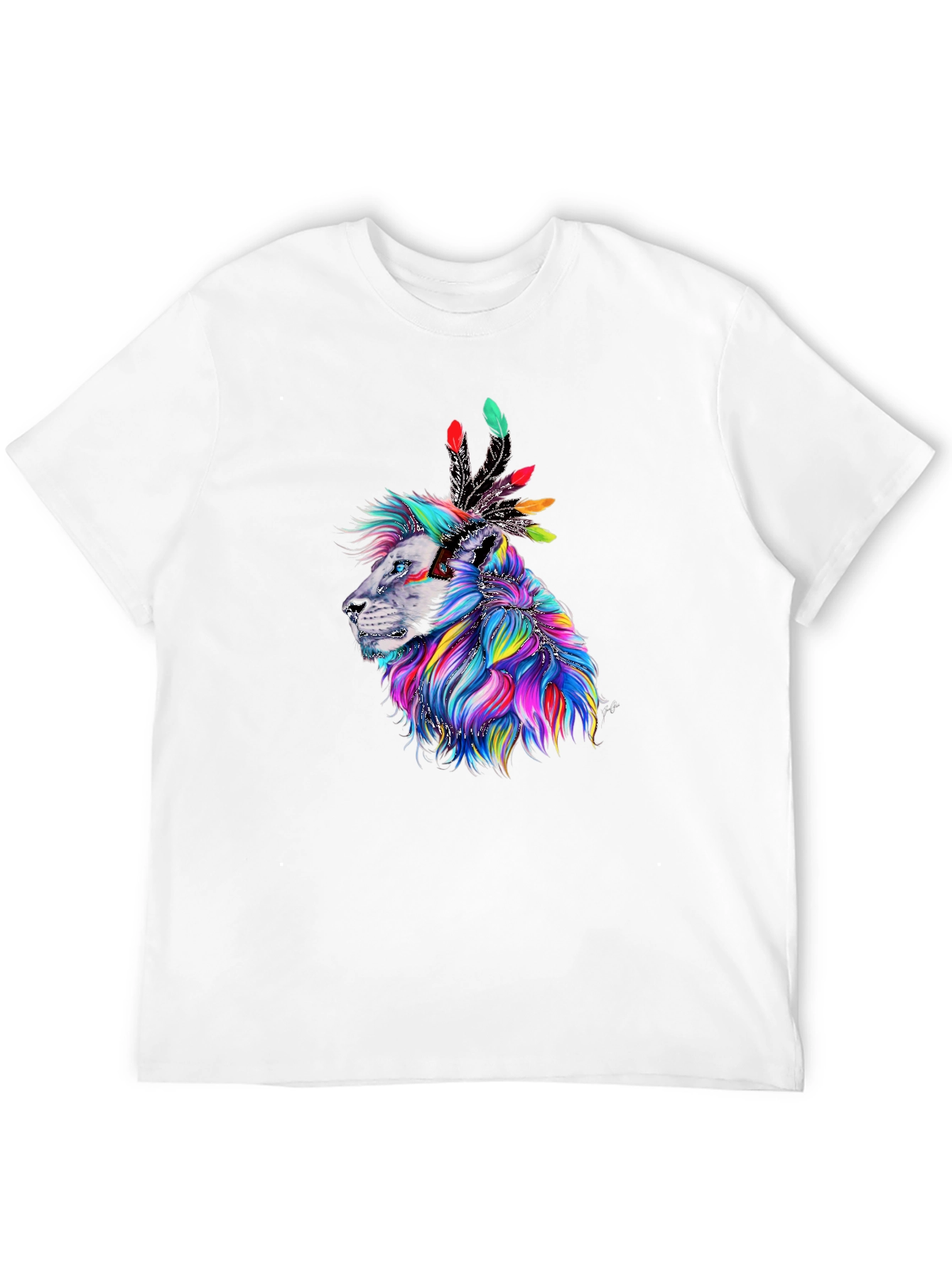 Lion Headdress Graphic T-Shirt