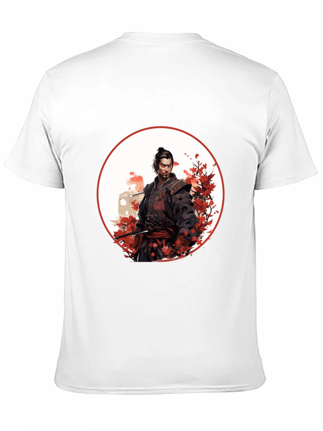 Samurai Graphic Tee - Bold Japanese Design