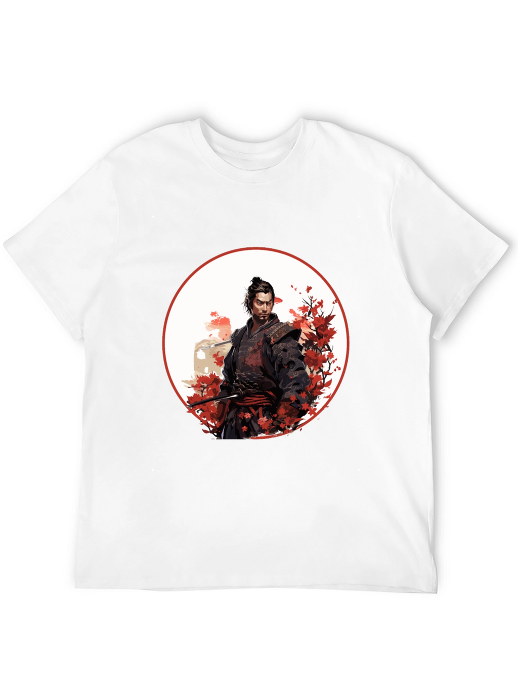 Samurai Graphic Tee - Bold Japanese Design