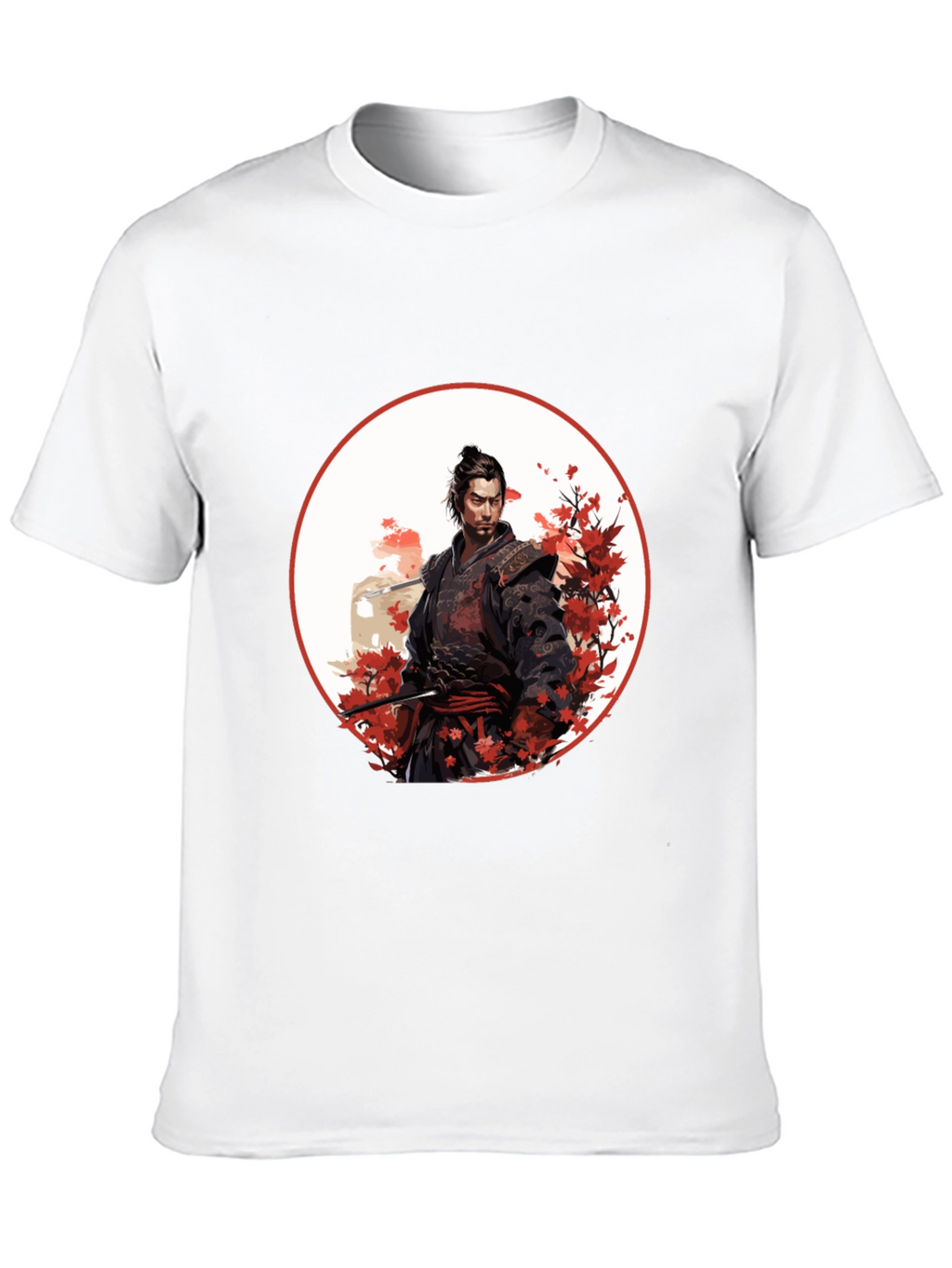 Samurai Graphic Tee - Bold Japanese Design