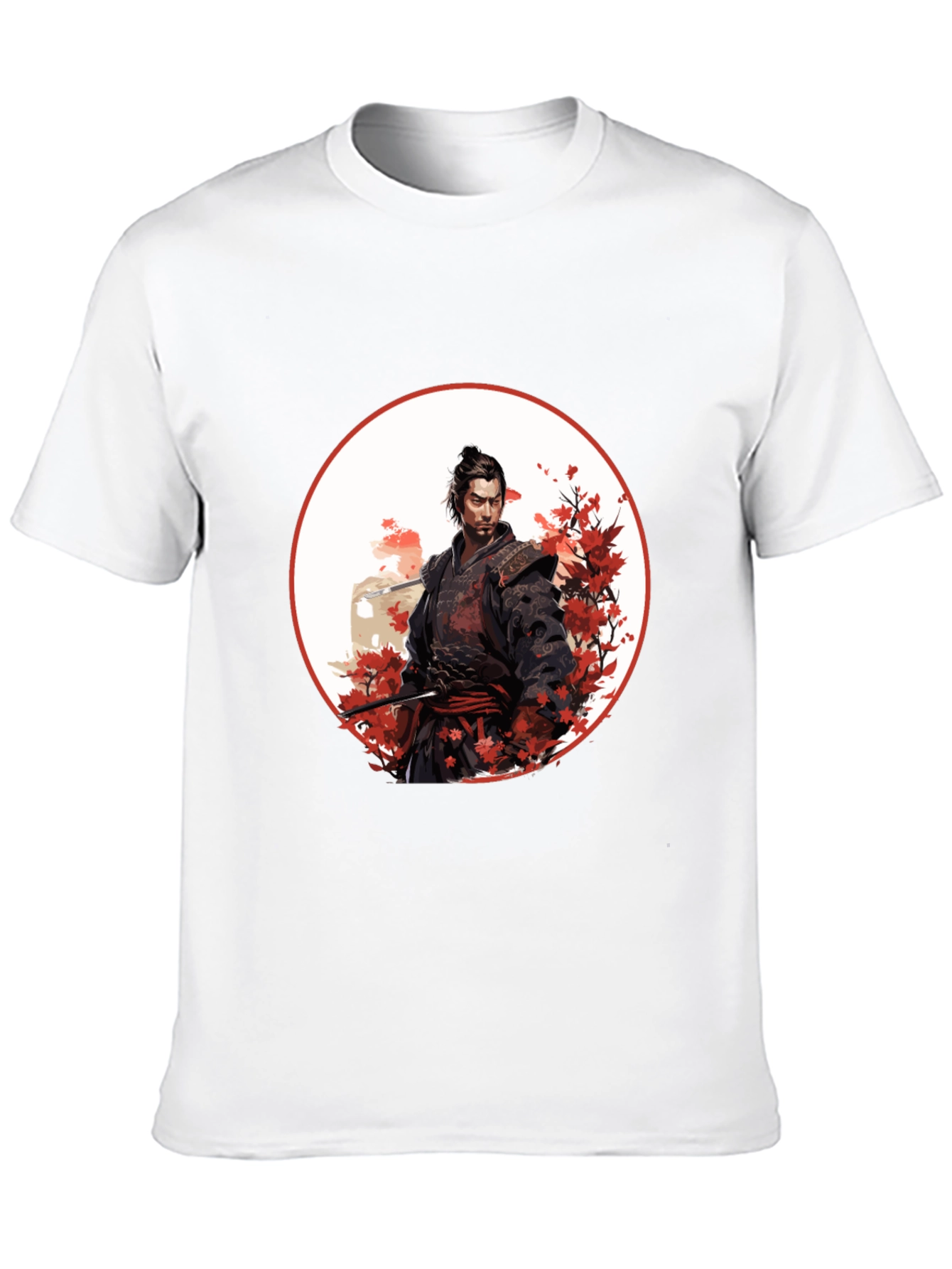 Samurai Graphic Tee - Bold Japanese Design