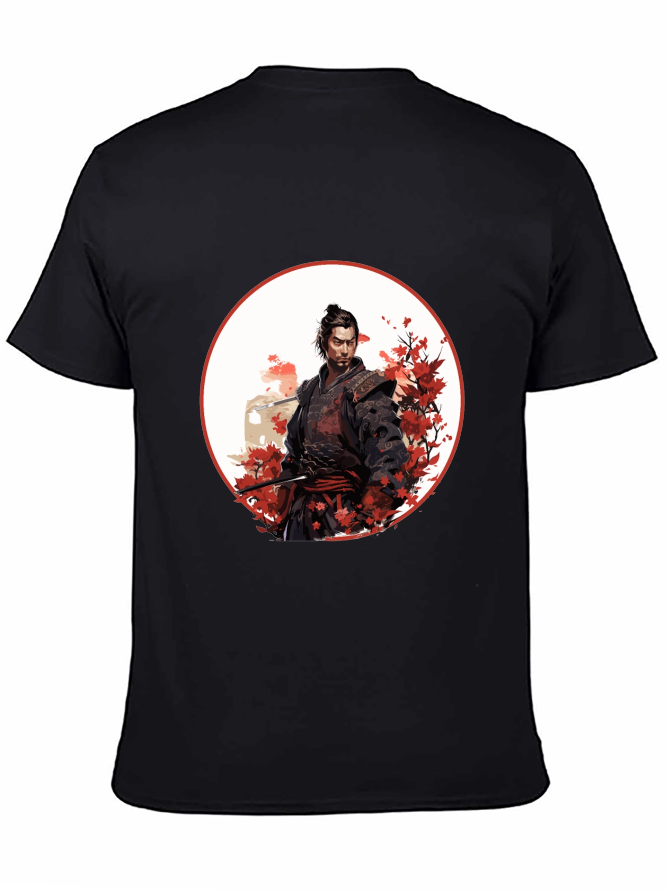 Samurai Graphic Tee - Bold Japanese Design