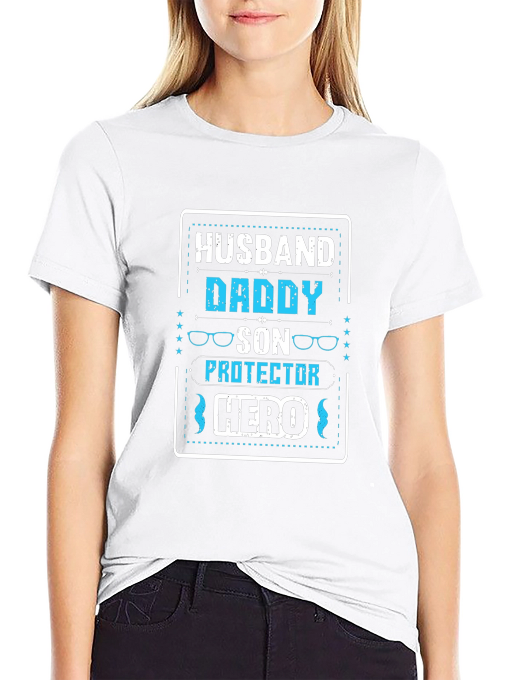 Husband Daddy Son Protector Hero T-Shirt