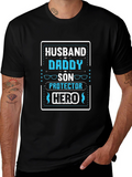 Husband Daddy Son Protector Hero T-Shirt