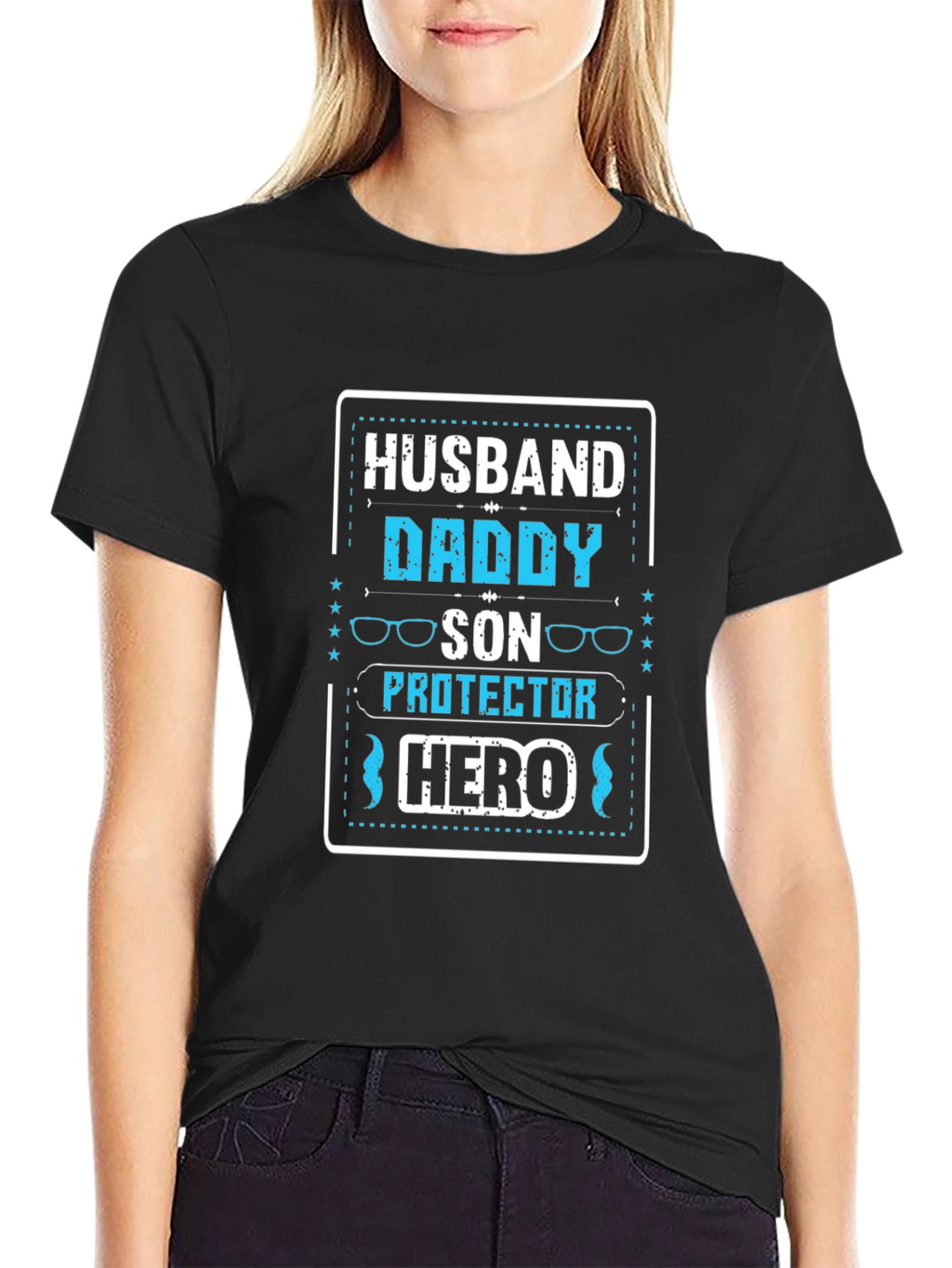 Husband Daddy Son Protector Hero T-Shirt