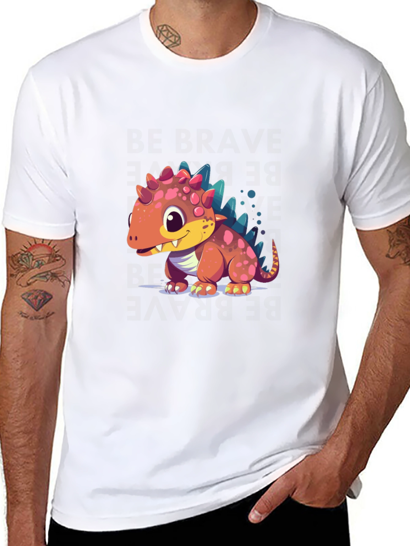 Cute Dinosaur Graphic Tee