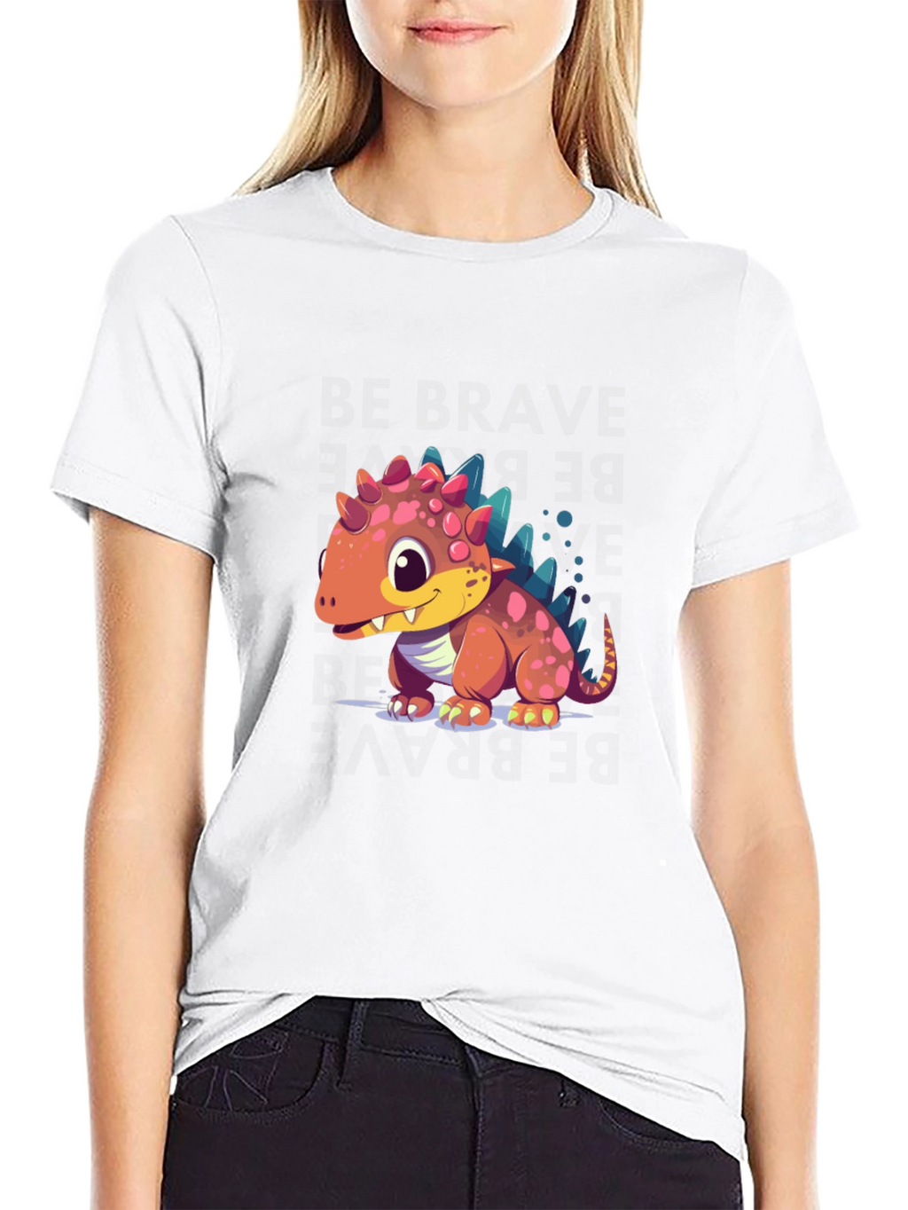 Cute Dinosaur Graphic Tee