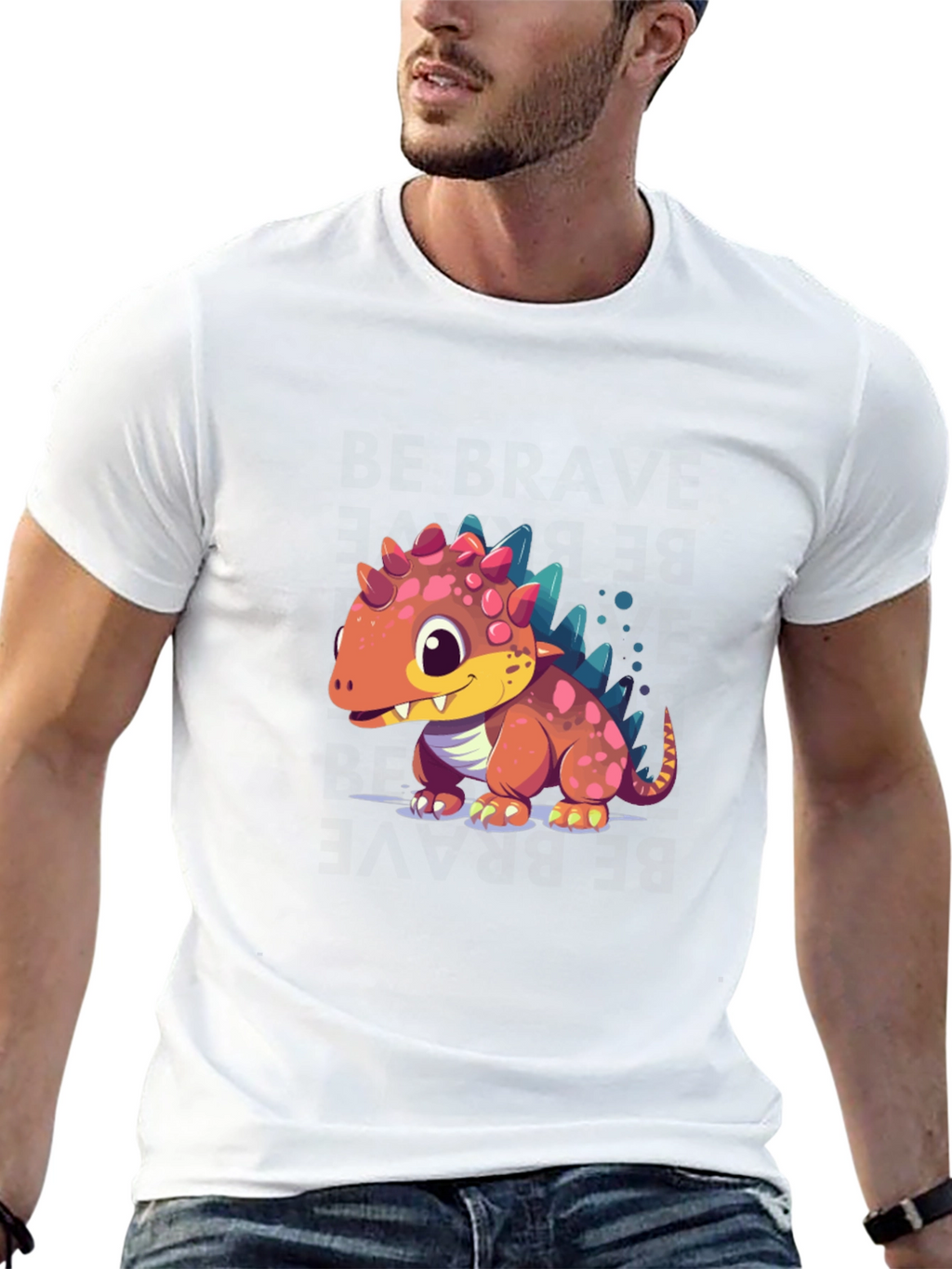Cute Dinosaur Graphic Tee
