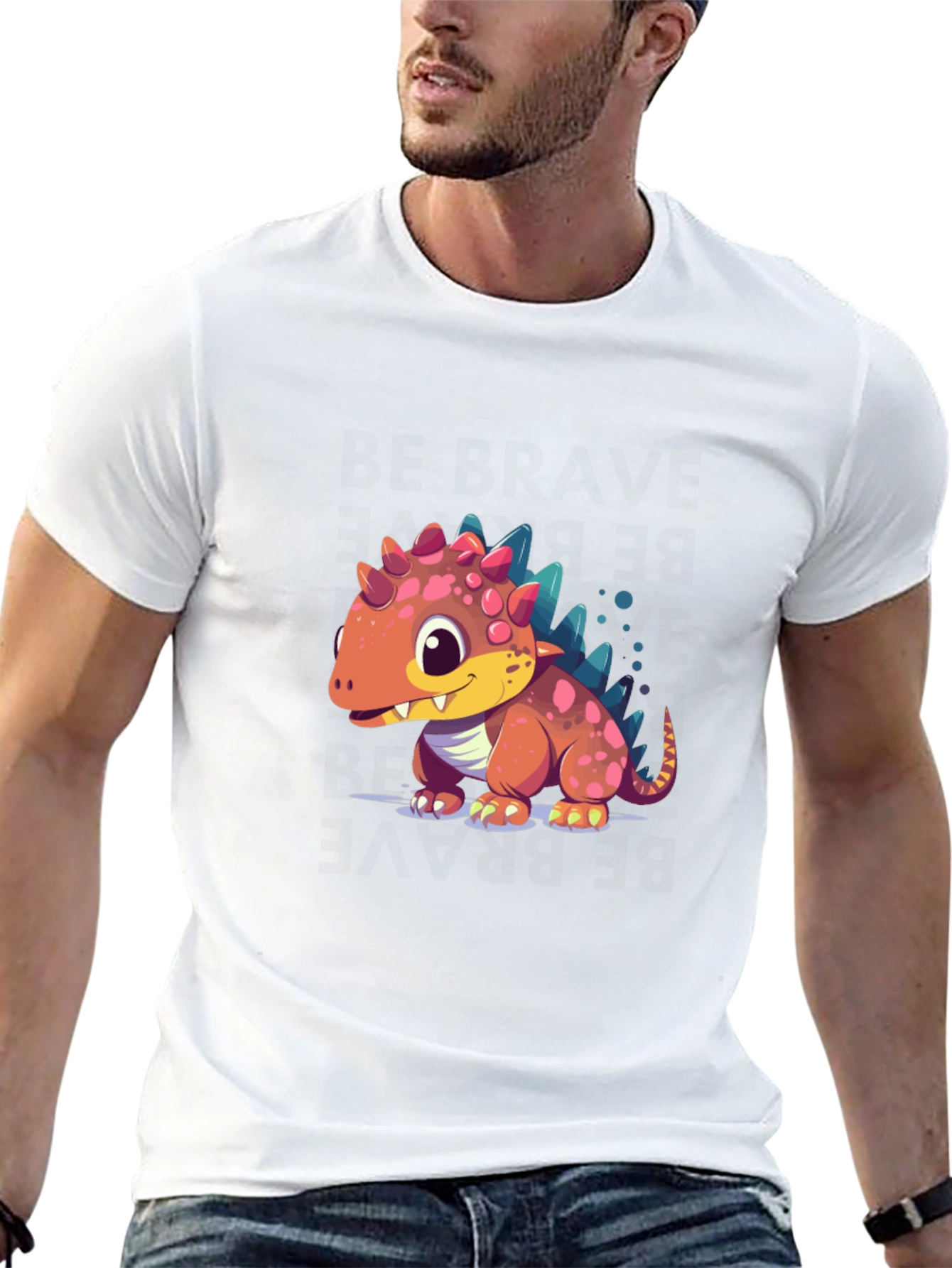 Cute Dinosaur Graphic Tee