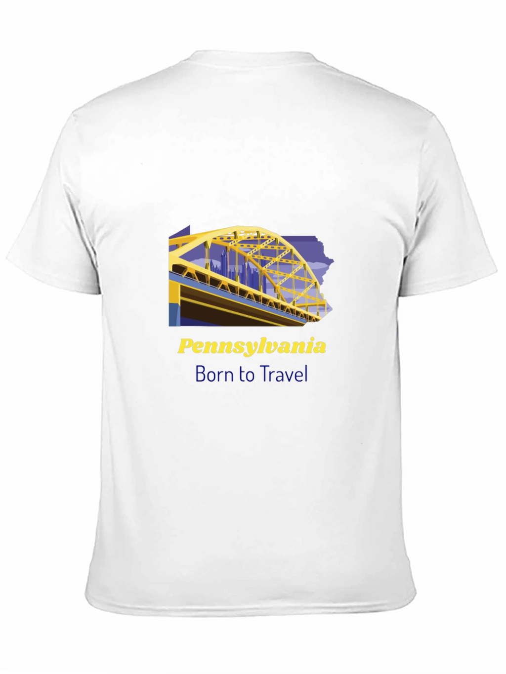 Pennsylvania Born to Travel Graphic Tee