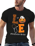 Healthcare Worker Halloween T-Shirt - Love Design