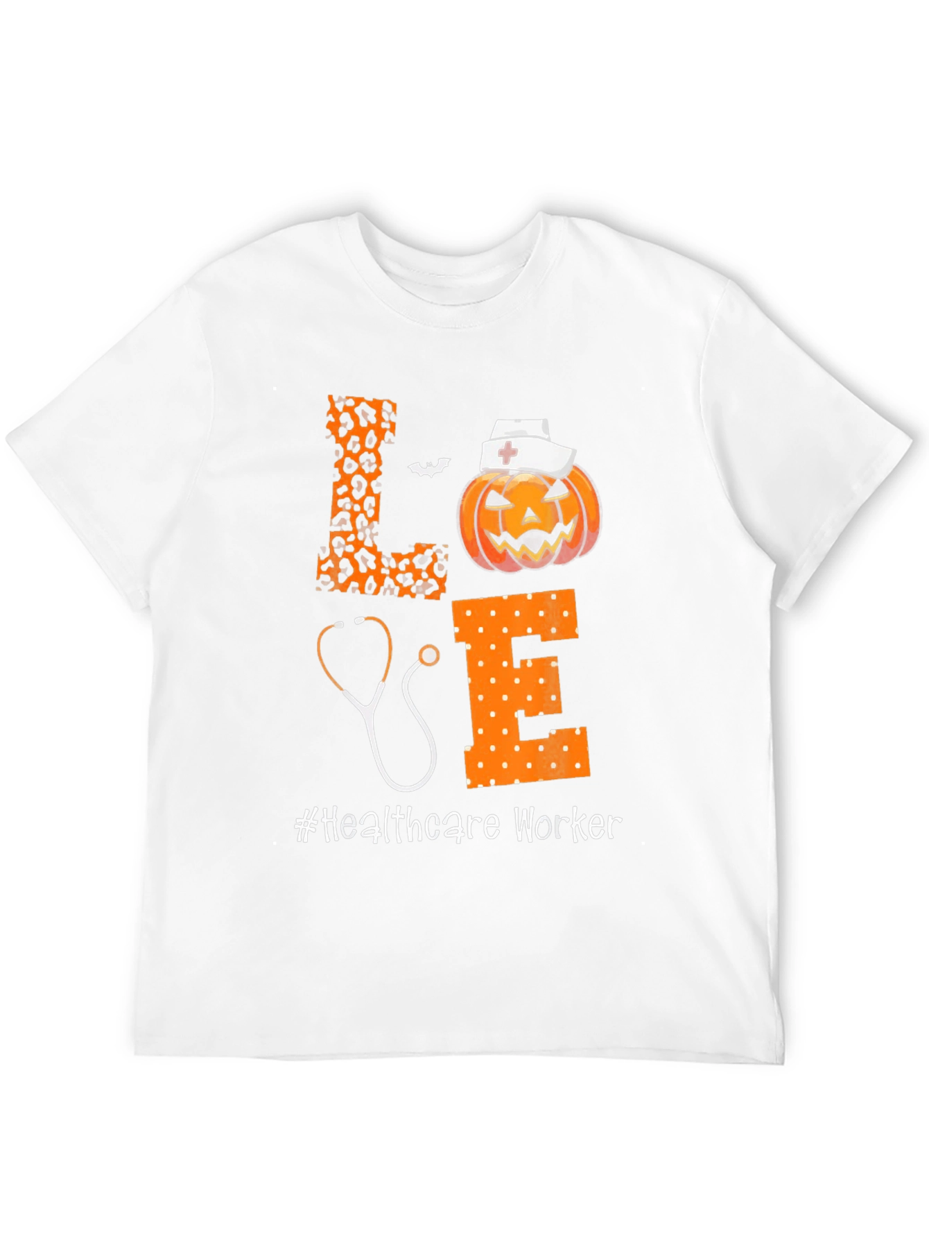 Healthcare Worker Halloween T-Shirt - Love Design