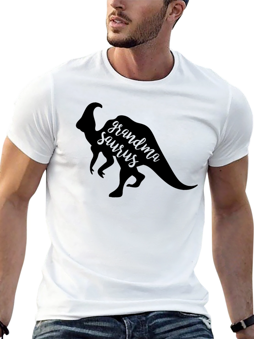 Grandmasaurus T-Shirt - Funny Dinosaur Graphic Tee