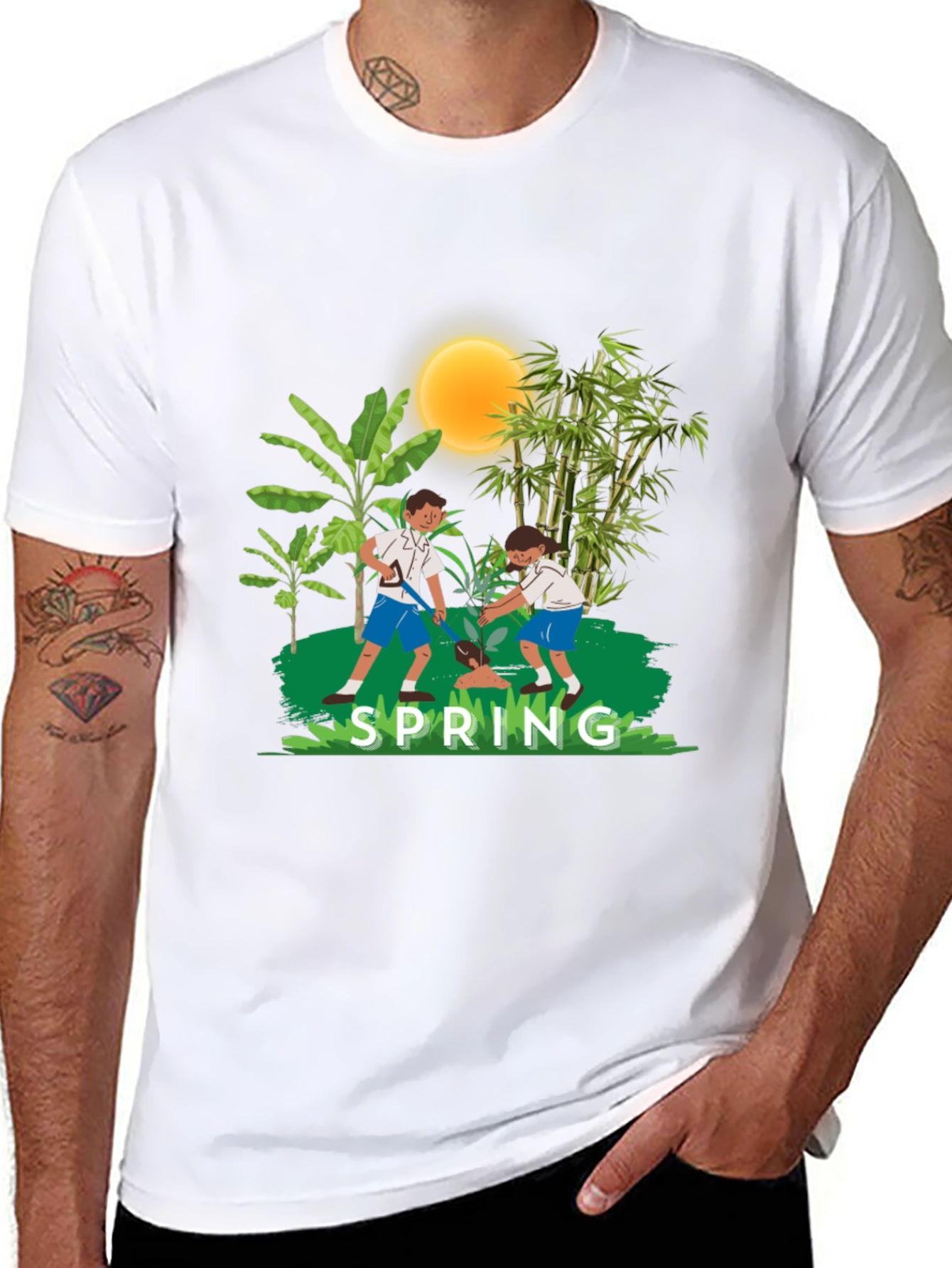 Spring Planting T-Shirt - Nature Theme
