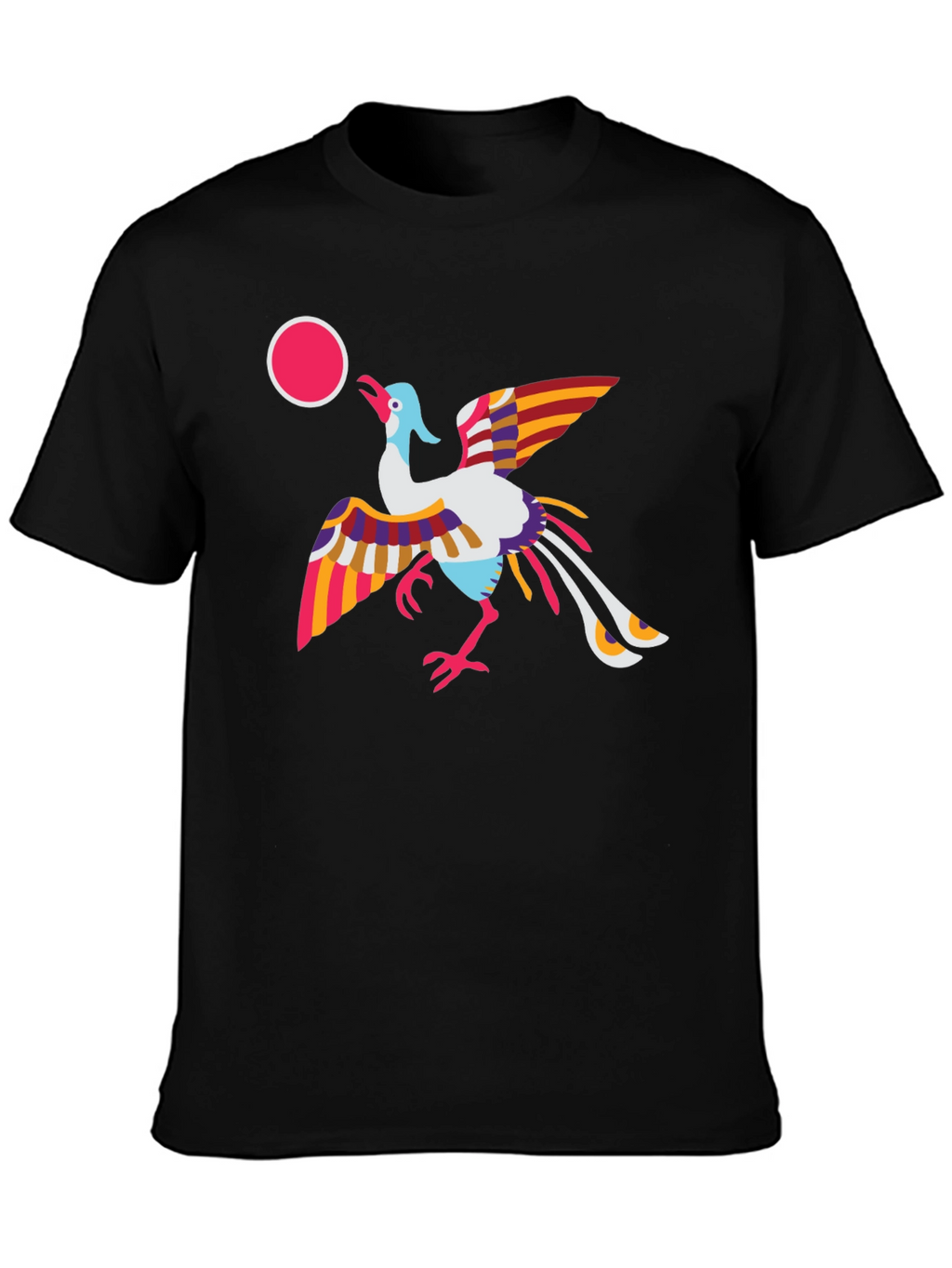 Vibrant Bird Graphic Tee - Stylish & Unique