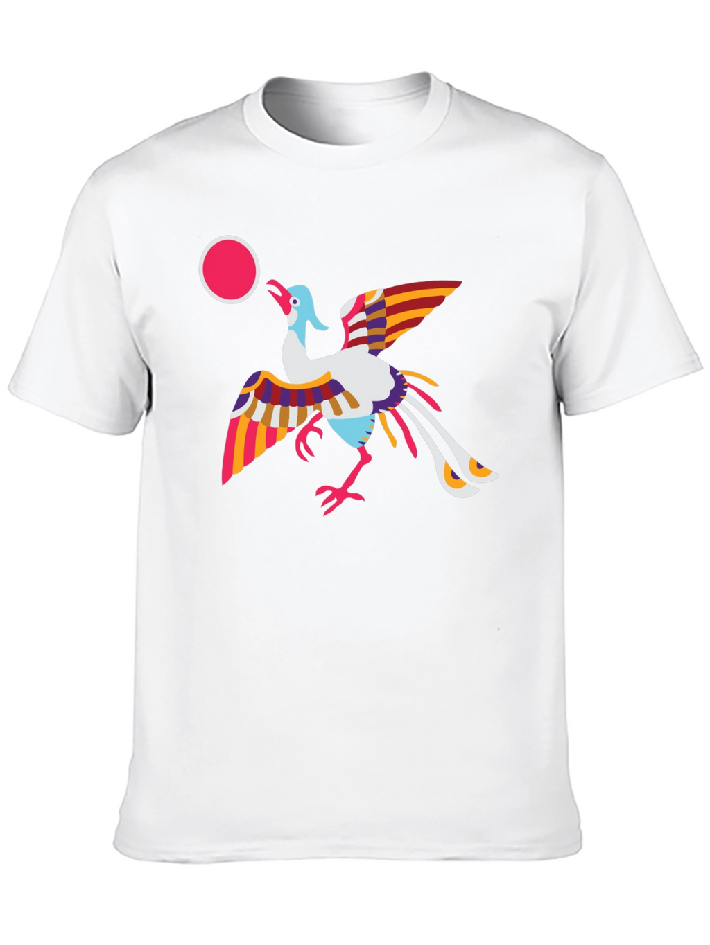 Vibrant Bird Graphic Tee - Stylish & Unique
