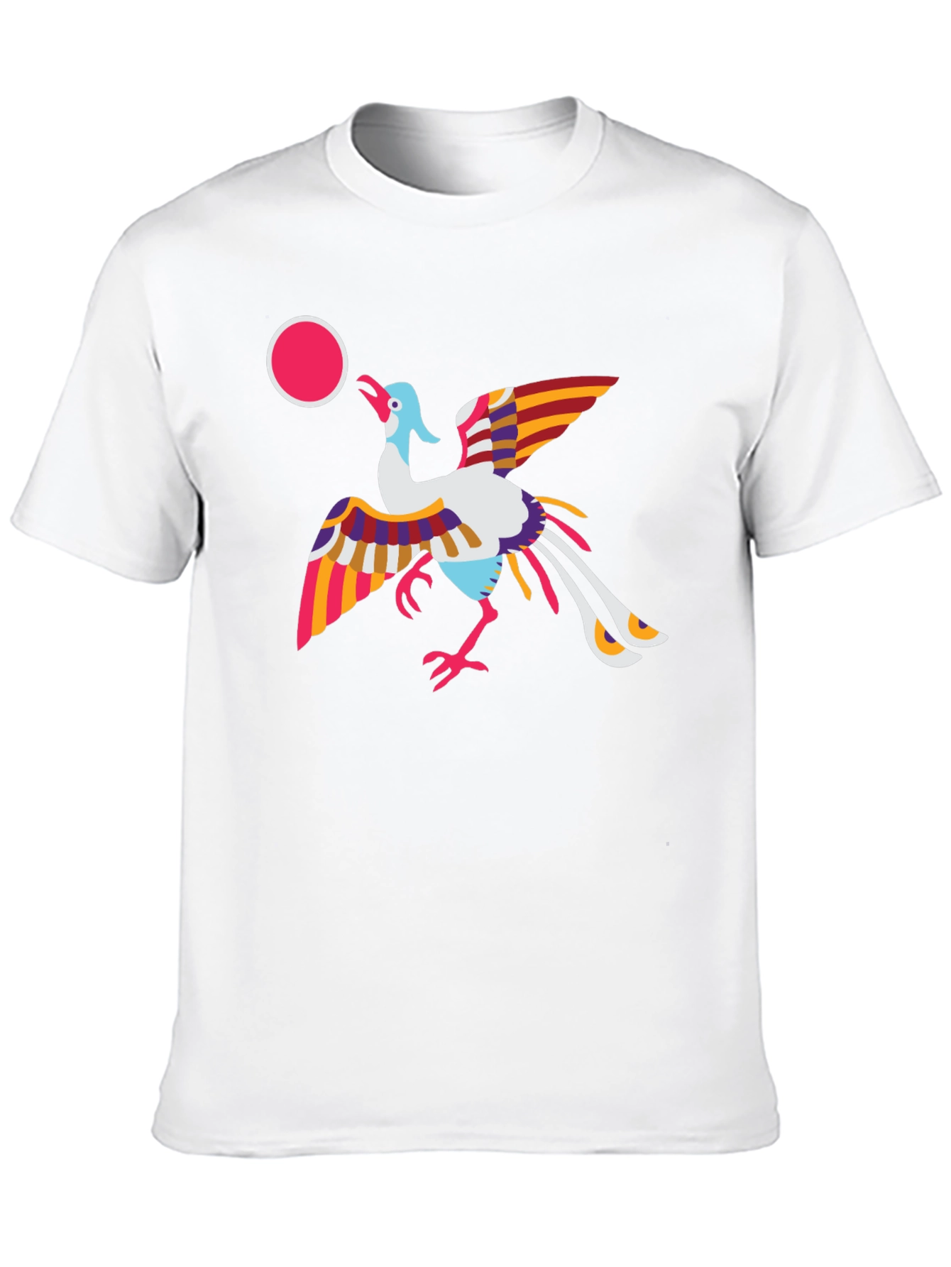 Vibrant Bird Graphic Tee - Stylish & Unique