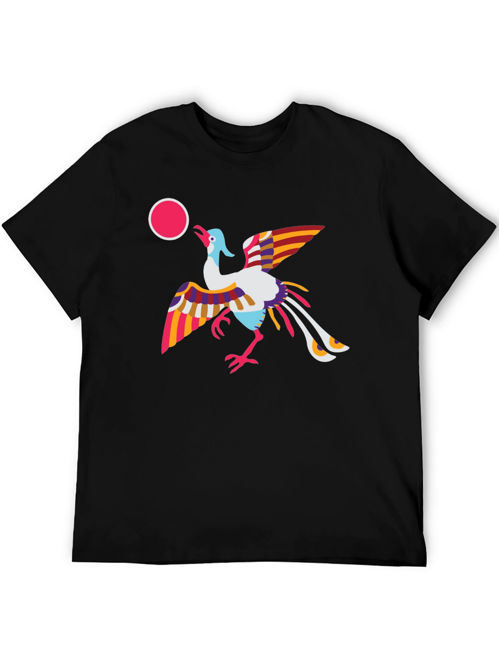 Vibrant Bird Graphic Tee - Stylish & Unique
