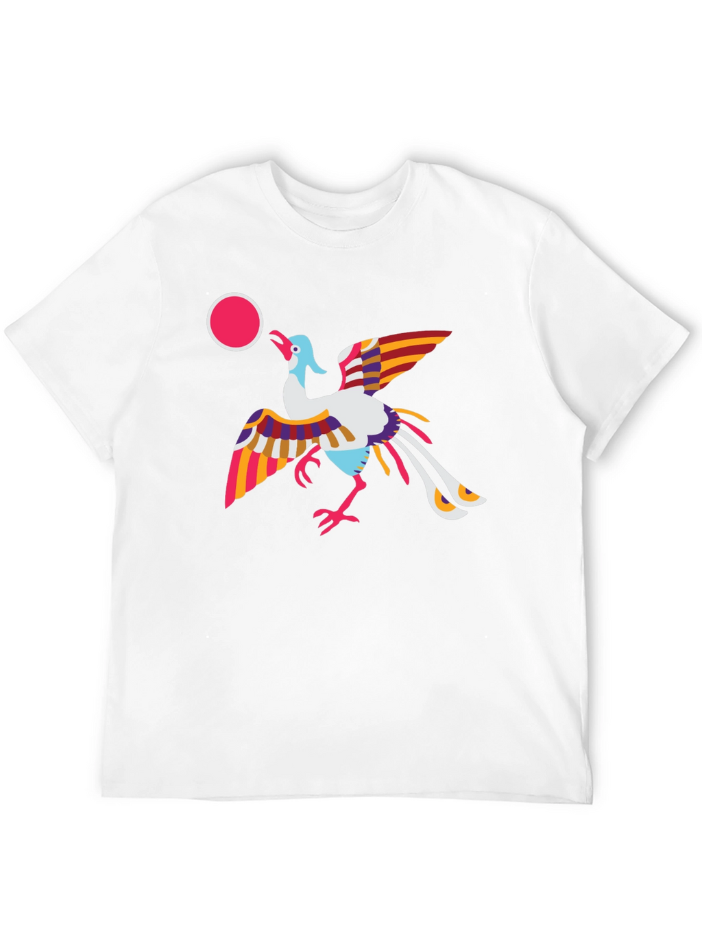 Vibrant Bird Graphic Tee - Stylish & Unique