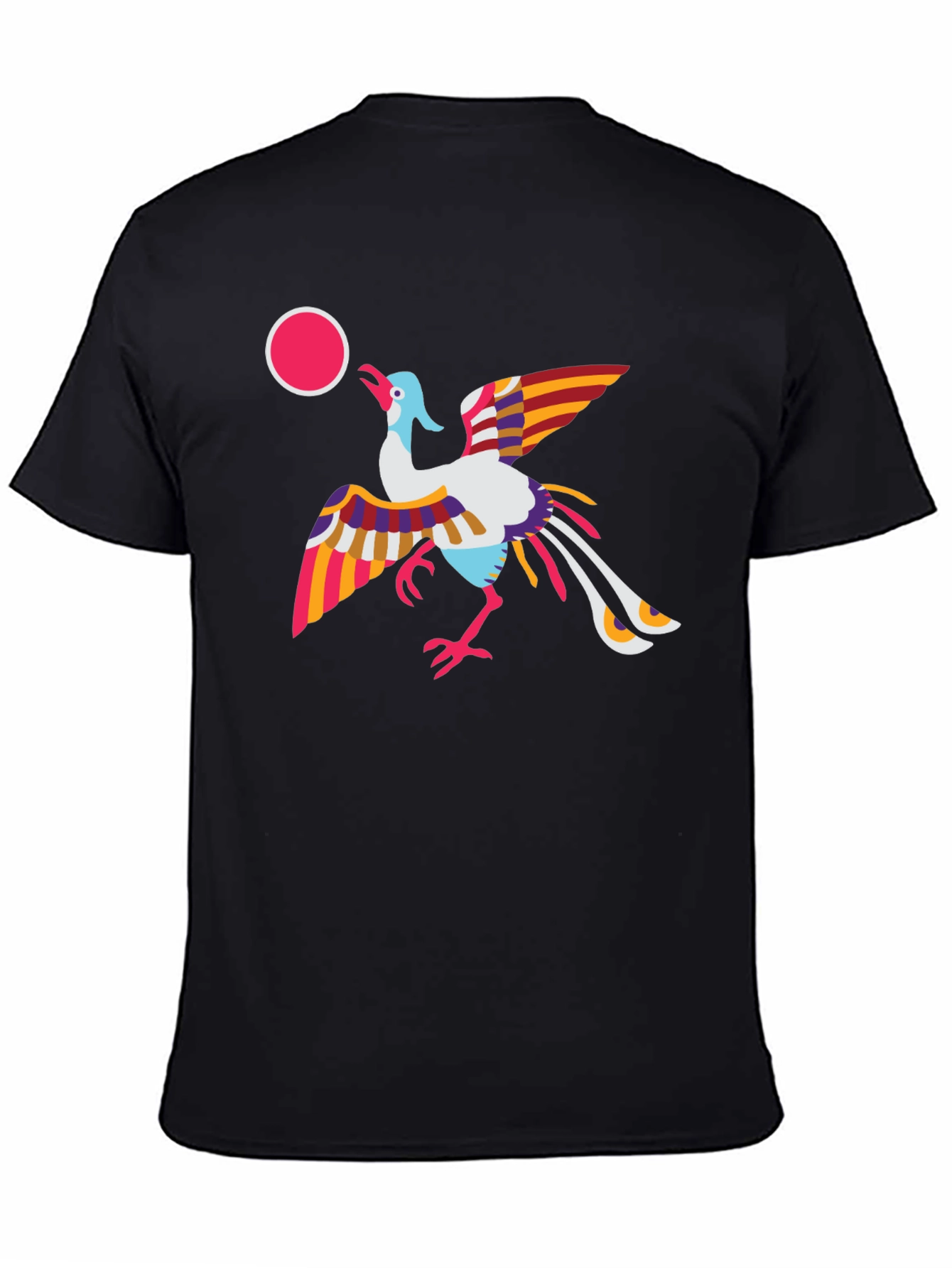 Vibrant Bird Graphic Tee - Stylish & Unique