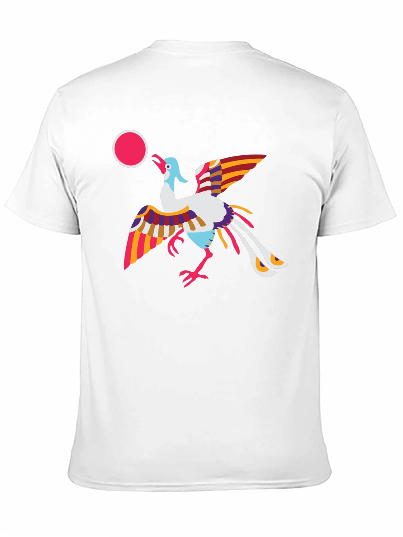 Vibrant Bird Graphic Tee - Stylish & Unique