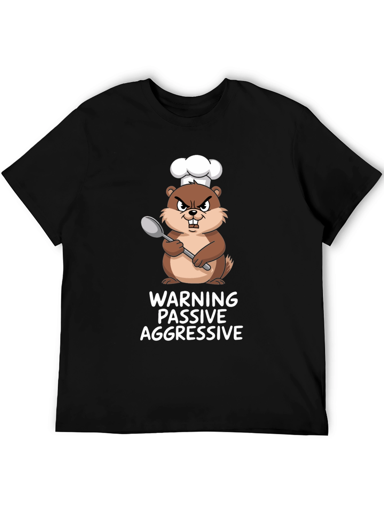 Passive Aggressive Chef Beaver Graphic Tee