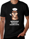 Passive Aggressive Chef Beaver Graphic Tee