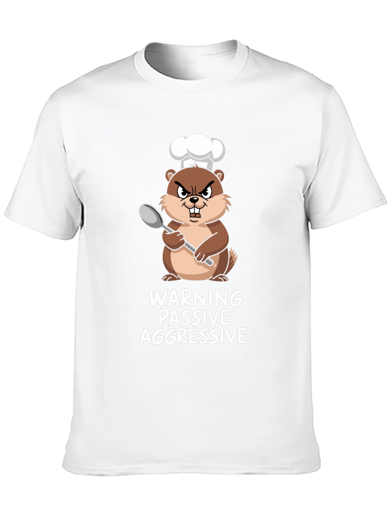 Passive Aggressive Chef Beaver Graphic Tee