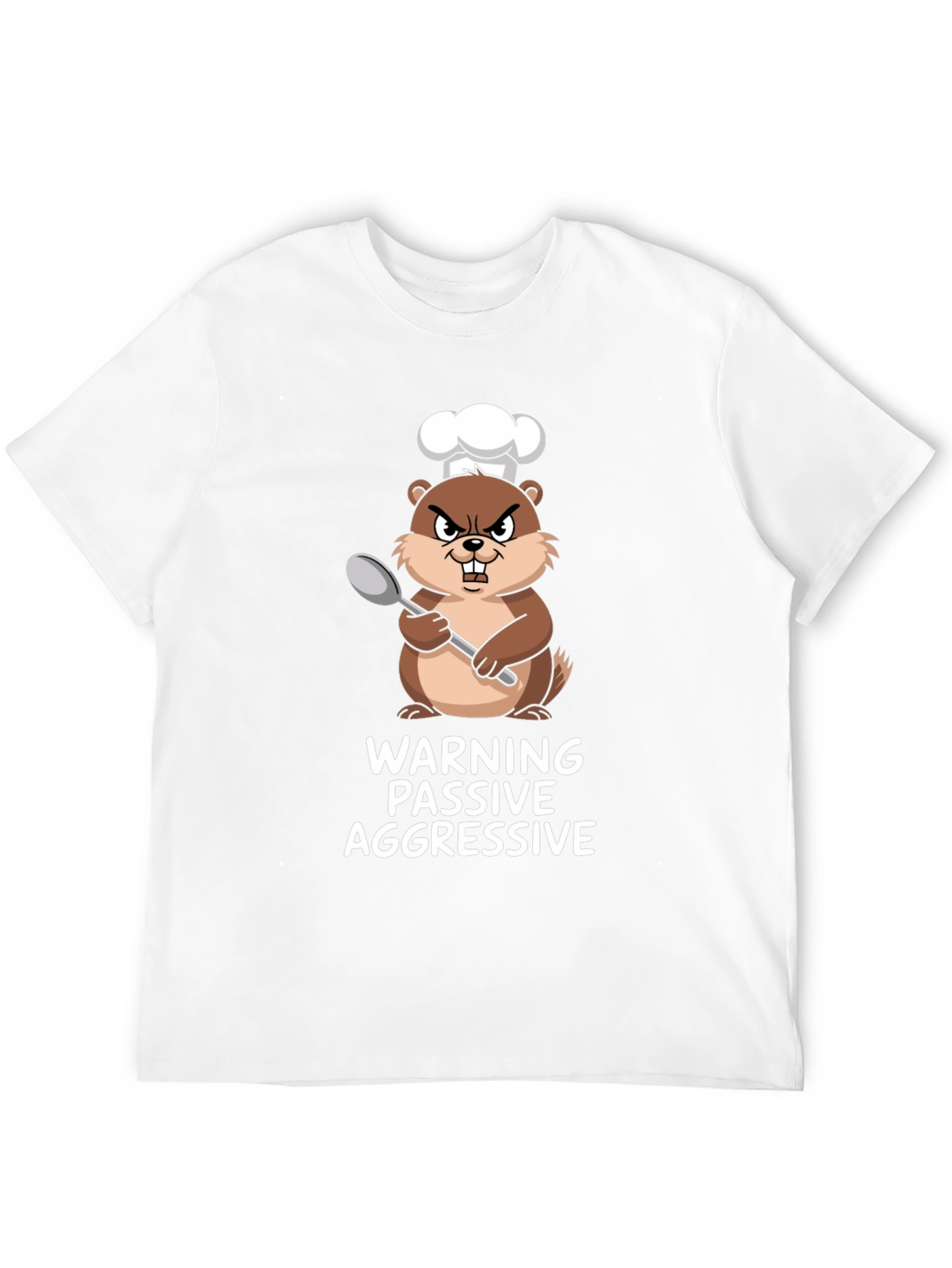 Passive Aggressive Chef Beaver Graphic Tee
