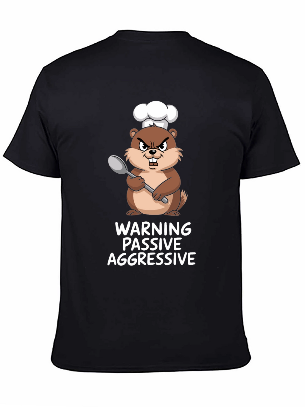 Passive Aggressive Chef Beaver Graphic Tee
