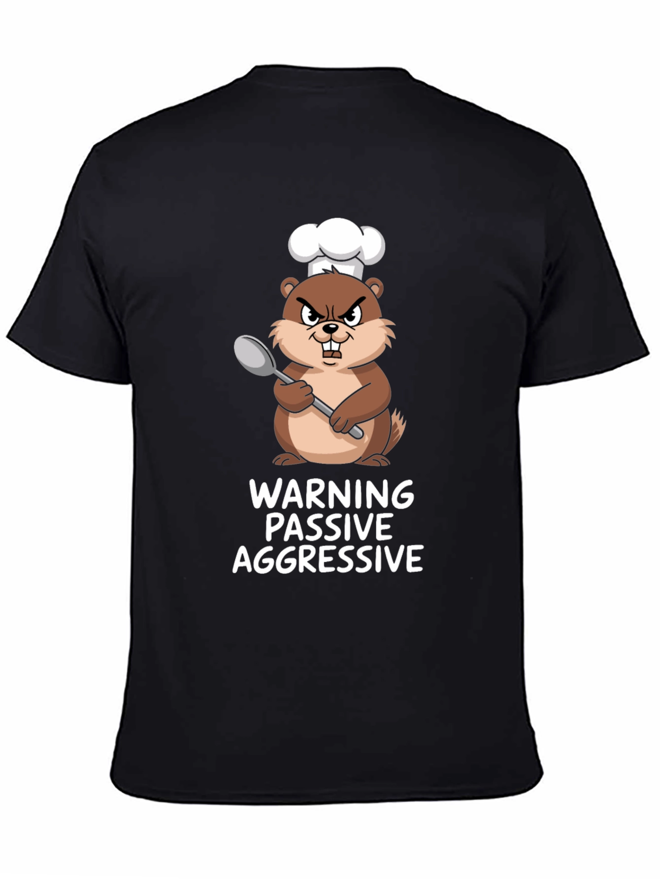 Passive Aggressive Chef Beaver Graphic Tee