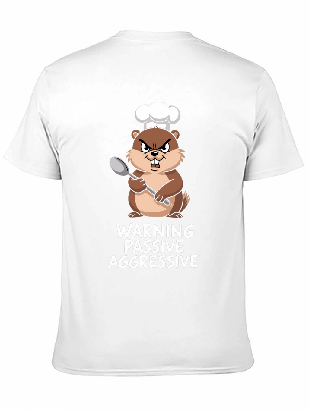 Passive Aggressive Chef Beaver Graphic Tee