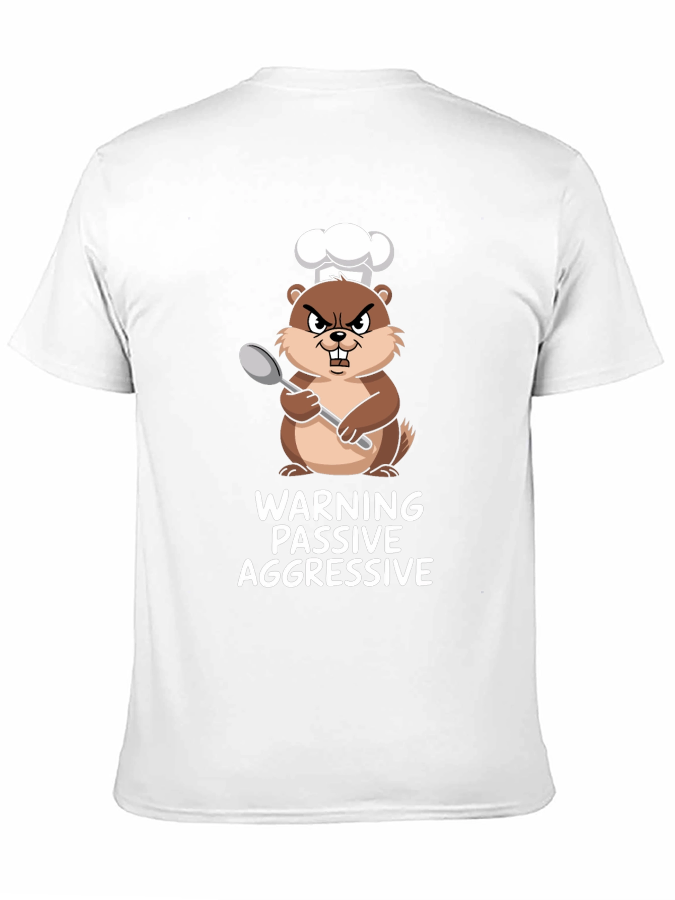 Passive Aggressive Chef Beaver Graphic Tee