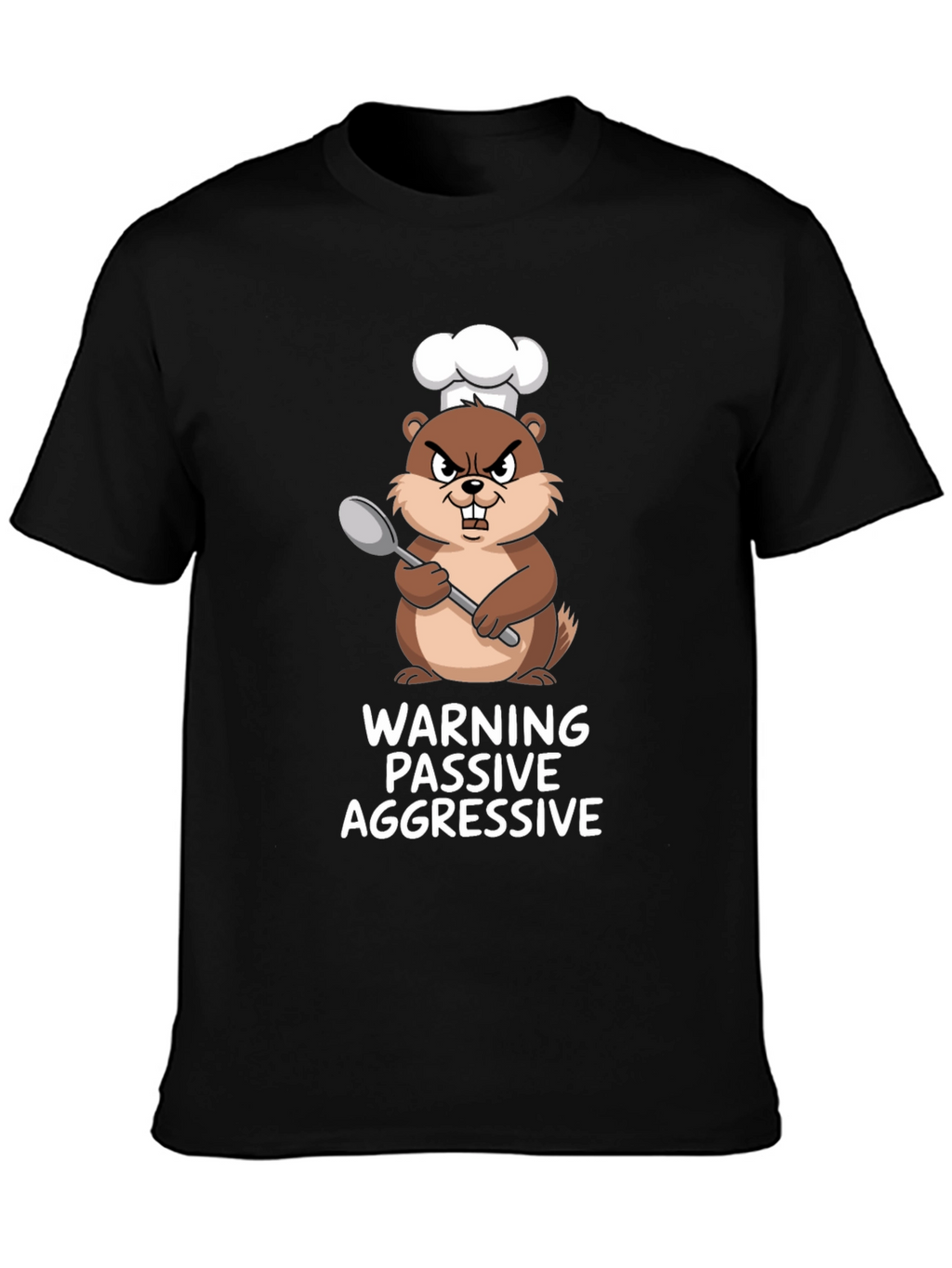 Passive Aggressive Chef Beaver Graphic Tee