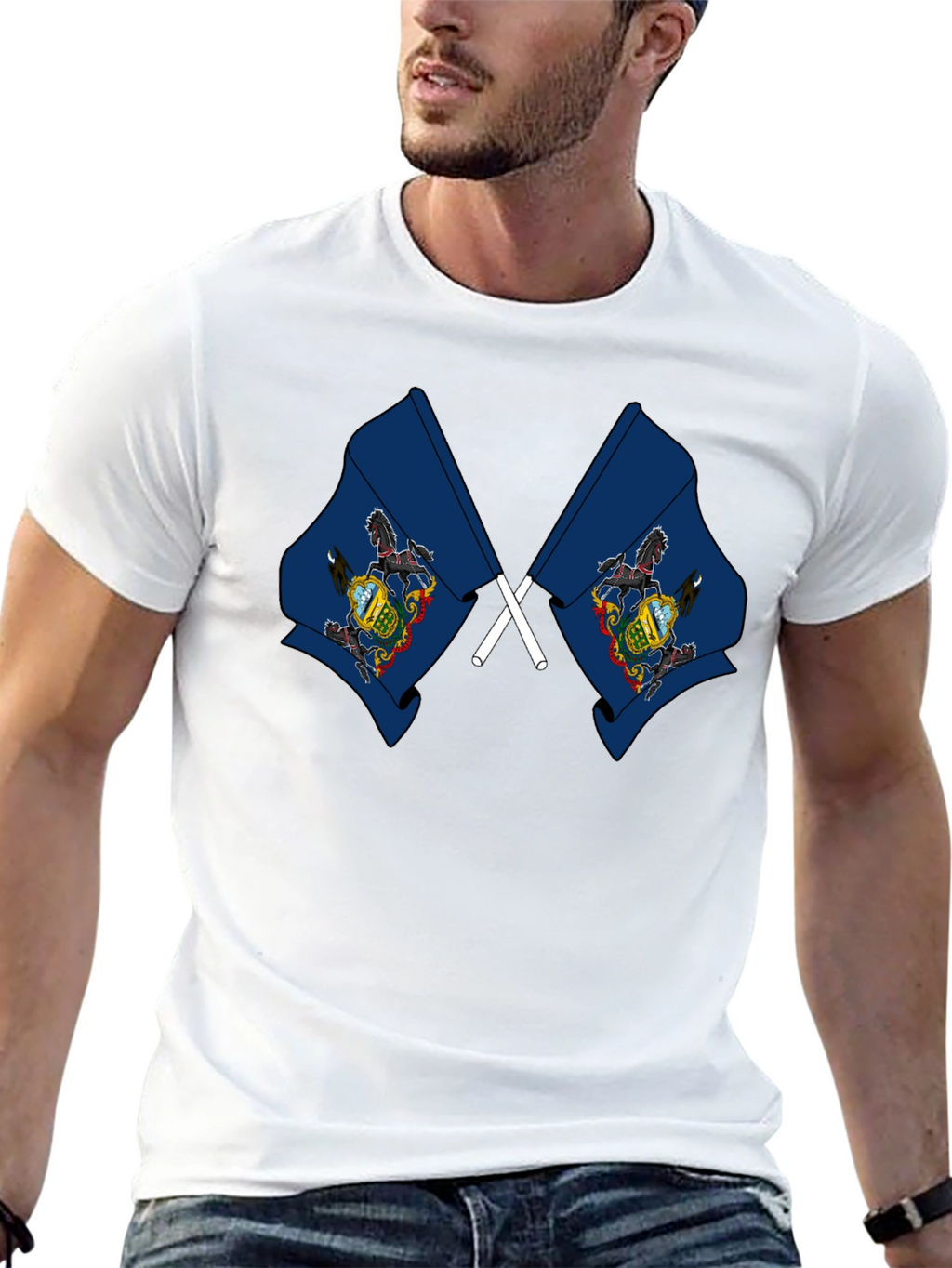 Pennsylvania Flag T-Shirt - State Pride Tee