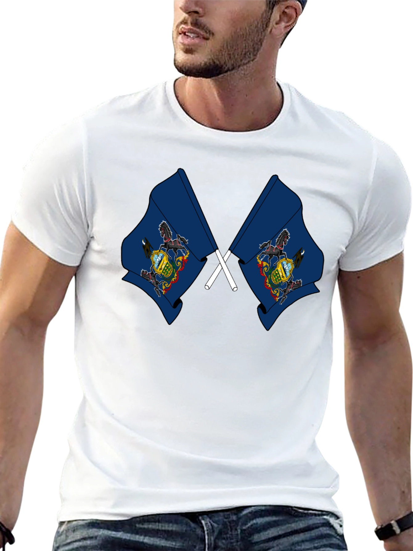 Pennsylvania Flag T-Shirt - State Pride Tee