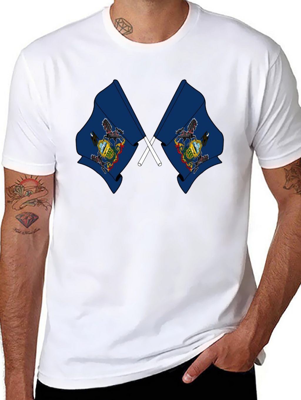 Pennsylvania Flag T-Shirt - State Pride Tee