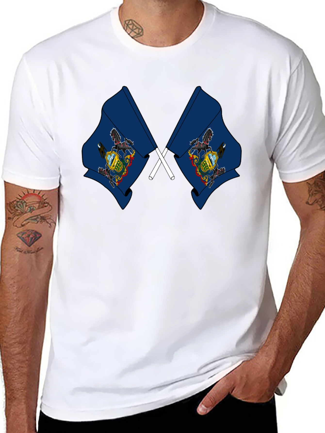 Pennsylvania Flag T-Shirt - State Pride Tee