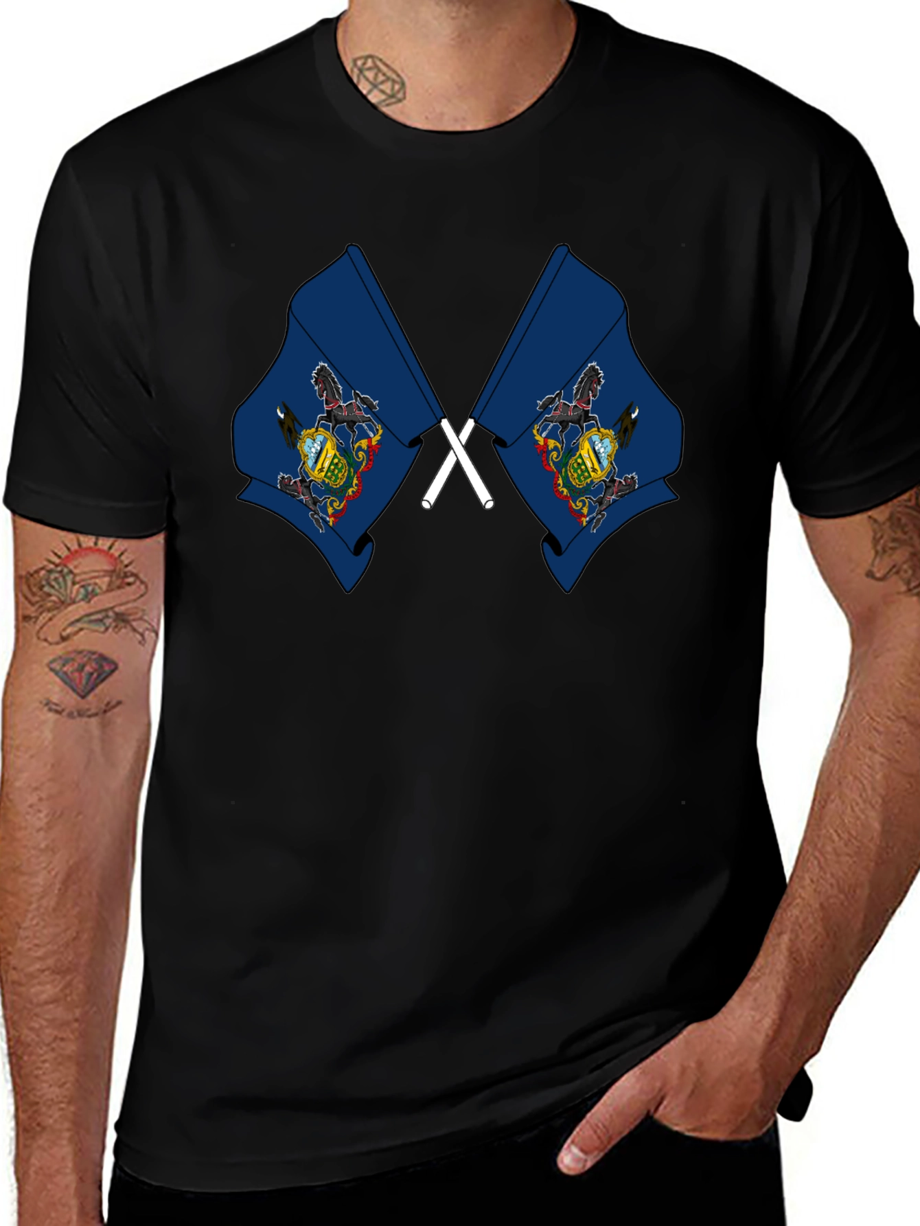 Pennsylvania Flag T-Shirt - State Pride Tee